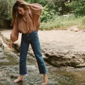 Doen Jane Blouse Toffee XS